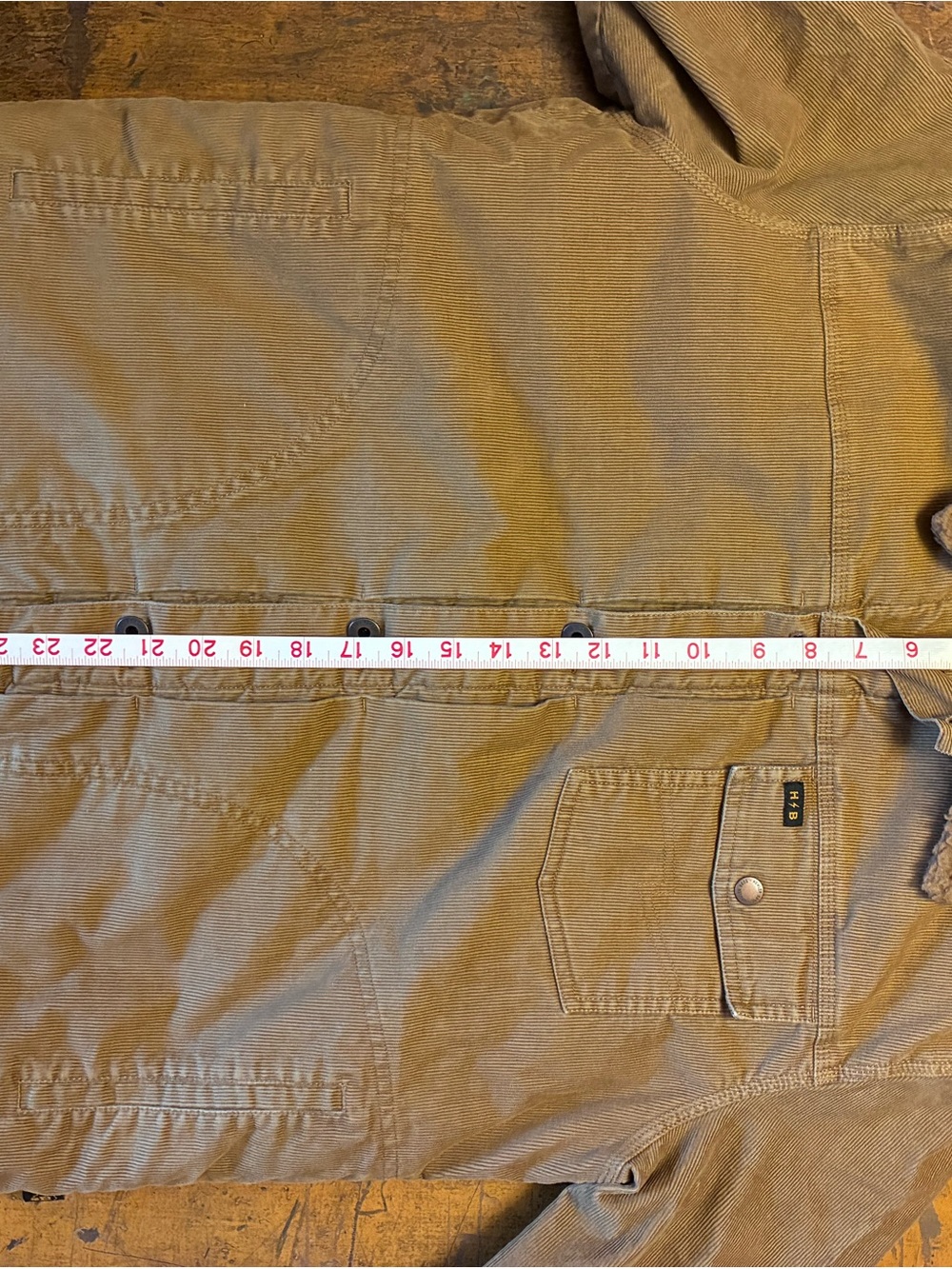 Howler Brothers Brown Corduroy Jacket Sherpa Trucker Western Coat - Picture 6 of 8